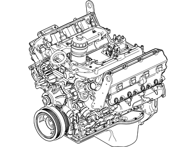 Ford 8C3Z-6012-BRM Cylinder Assy - Long Block