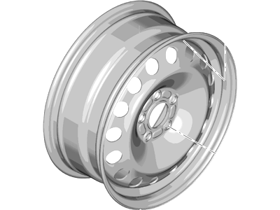 2015 Ford Transit Connect Spare Wheel - DT1Z-1007-D