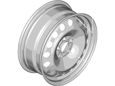 Ford DT1Z-1007-D WHEEL ASY