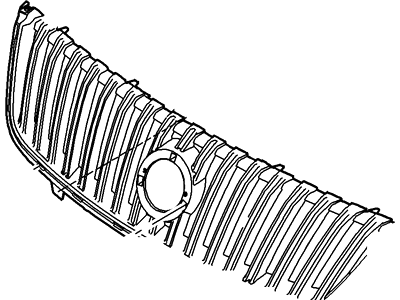Ford AN7Z-8200-A Grille - Radiator