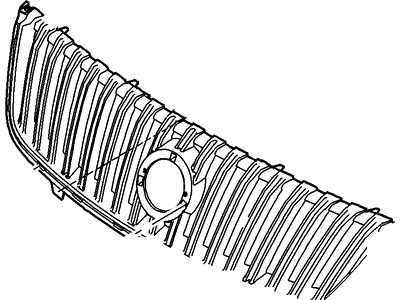 Ford AN7Z-8200-AA Grille - Radiator