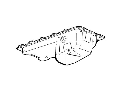 2001 Lincoln Continental Oil Pan - F7OZ-6675-BA