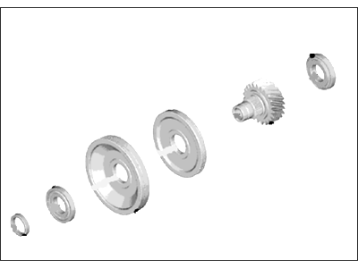 Ford EG9Z-7H348-A Gear And Shaft Assembly