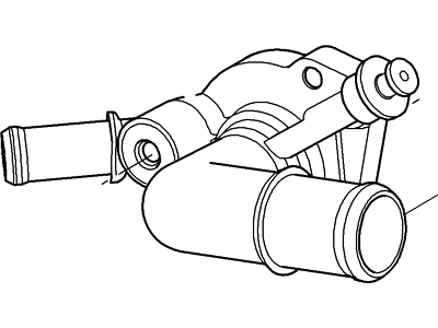 Ford Thermostat Housing - 2M5Z-8592-AA