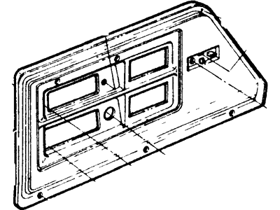 Ford E9UZ15044D70B Panel Instrument