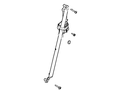 Ford BT4Z-78611B68-AB Retractor Assembly