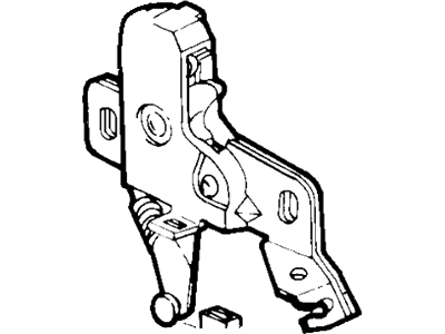 Mercury Capri Hood Latch - E1TZ16700A