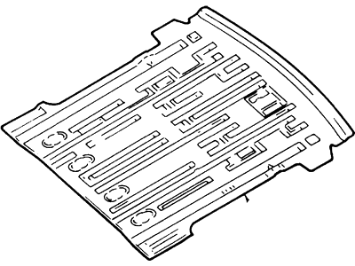 Ford YF5Z1211215DA Pan Assembly Floor Rear