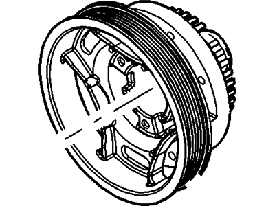 Ford 3F2Z-6B321-AA Crankshaft Pulley