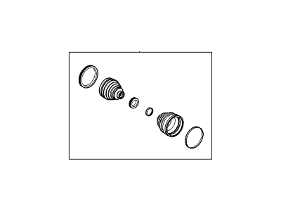 Ford CT4Z-3A427-A Front Axle Shaft