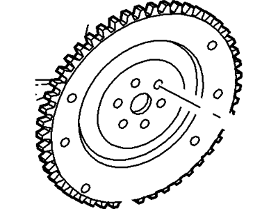 1999 Mercury Tracer Flywheel - F8CZ-6375-BA