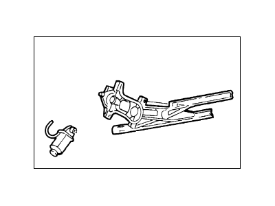 2001 Ford F-150 Window Regulator - YL3Z-1627001-AA