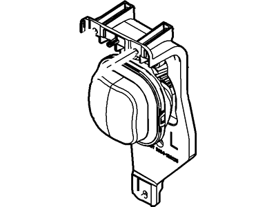 Ford 6C3Z-15200-AA Lamp Assembly - Fog - Front