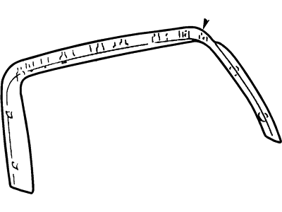2002 Ford Windstar Weather Strip - XF2Z-1642410-AAB