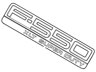 2007 Ford F-550 Super Duty Emblem - 5C3Z-16720-LA