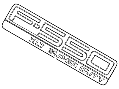 Ford 5C3Z-16720-LA Name Plate