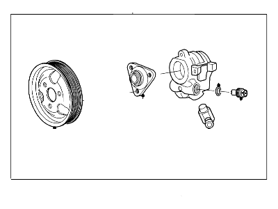 Ford Power Steering Pump - 3L5Z-3A674-AARM