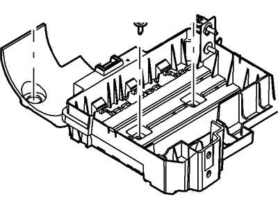 2004 Ford F-250 Super Duty Battery Tray - 3C3Z-10B712-AA