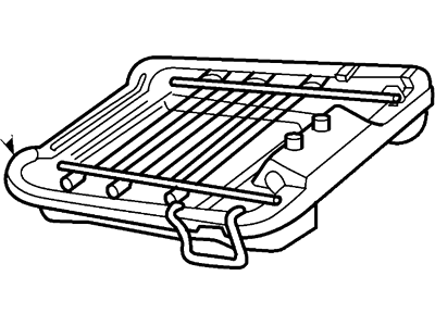 Ford 2F2Z-1663100-BA Frame And Spring - Front Seat Cushion