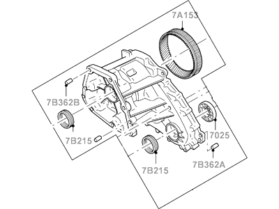 2004 Mercury Mountaineer Transfer Case - 1L2Z-7005-ZA