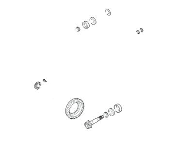 Ford 8C3Z-3222-A Gear And Pinion Assembly