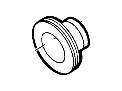 1995 Ford F-250 Crankshaft Pulley - E7UZ-6A312-A