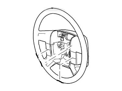 Ford 4L3Z-3600-KAA Steering Wheel Assembly