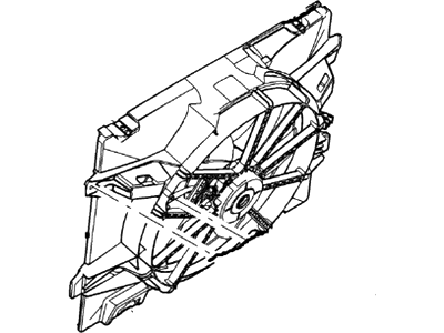 Ford 8W1Z-8C607-C Motor And Fan Assembly - Engine Cooling