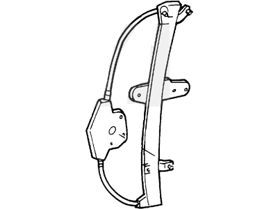 Lincoln Town Car Window Regulator - 3W1Z-5427008-BA
