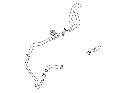 2008 Ford Explorer Cooling Hose - 6L2Z-18472-D