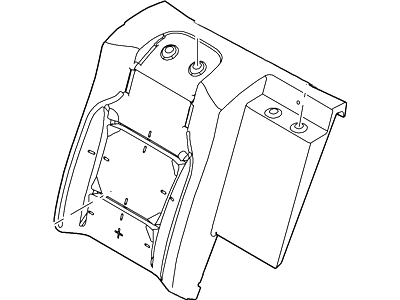 Ford AG1Z-5466800-A Pad - Rear Seat Back