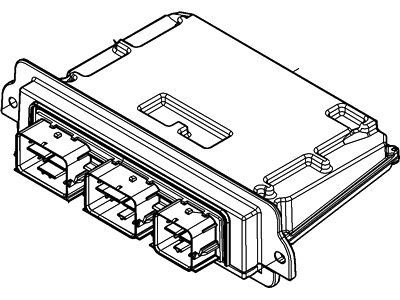 Ford 9L8Z-12A650-ABA Module - Engine Control - EEC V