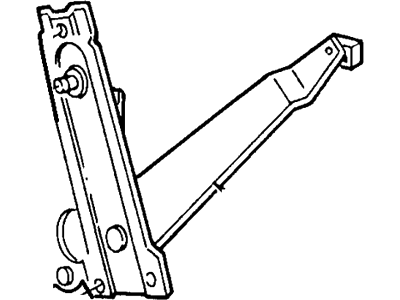 Ford E7TZ-1523201-A Regulator - Window - Less Motor