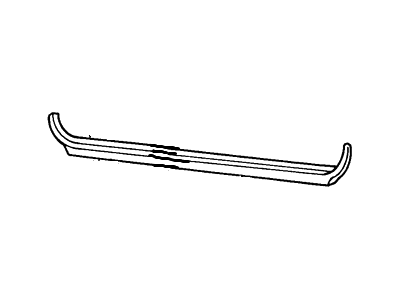 Ford F4TZ-3525596-A Weatherstrip - Door Glass Channel