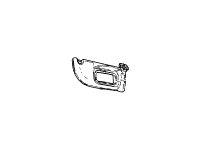 Ford 7L2Z-7804105-KA Visor Assembly - Sun