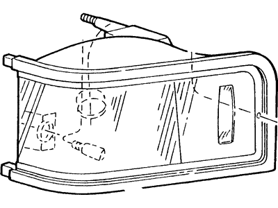 Lincoln Town Car Side Marker Light - F5VY-15A201-A