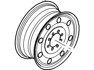 Ford 8C2Z-1007-A Wheel Assembly