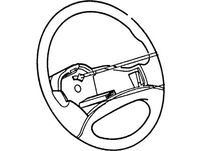 1995 Ford E-150 Steering Wheel - F2UZ3600M