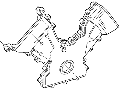 2002 Lincoln LS Timing Cover - XW4Z-6019-CE