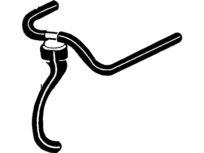 2001 Ford Explorer Sport Trac Crankcase Breather Hose - 1L5Z-6853-CA