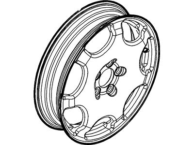 Ford 8A8Z-1007-E Wheel Assembly