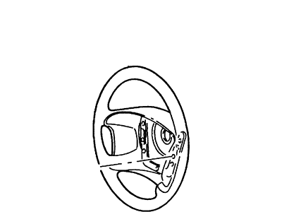 1997 Ford Contour Steering Wheel - F7RZ3600FAA