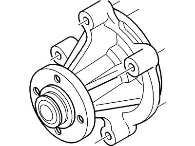 Ford Mustang Water Pump - YW7Z-8501-BB