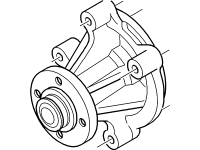 2004 Ford Crown Victoria Water Pump - YW7Z-8501-BB