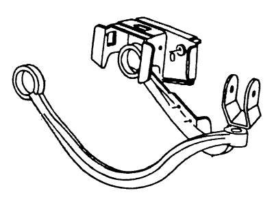 Ford F8OZ-5500-BB Arm Assembly - Rear Suspension Trailing