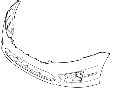 Ford AE5Z-17D957-BAPTM Bumper Assembly - Front