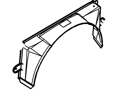 Ford Explorer Fan Shroud - 4L2Z-8146-AB