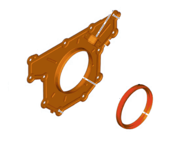 Ford JT4Z-6335-B Retainer - Crankshaft Oil Seal