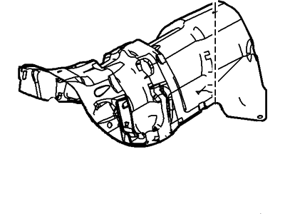 Ford DA8Z-7411130-A Insulator - Tunnel