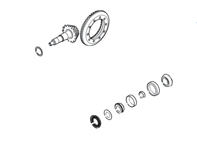 Ford 5R3Z-4209-E Gear And Pinion Assembly